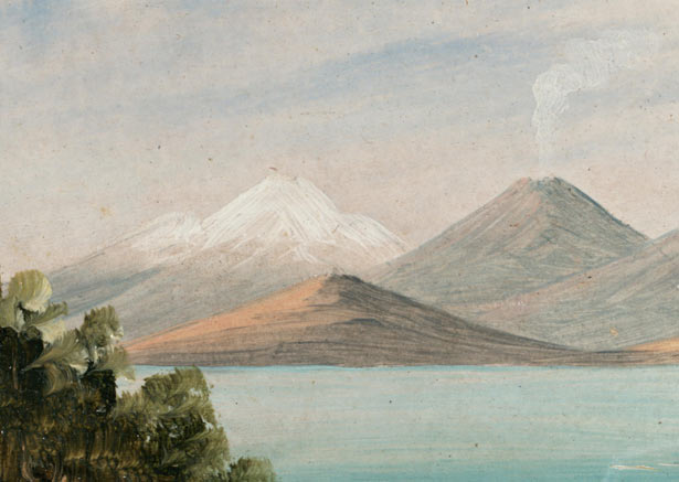 Lake Taupo painting