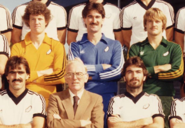 All Whites football team for the 1981 World Cup campaign