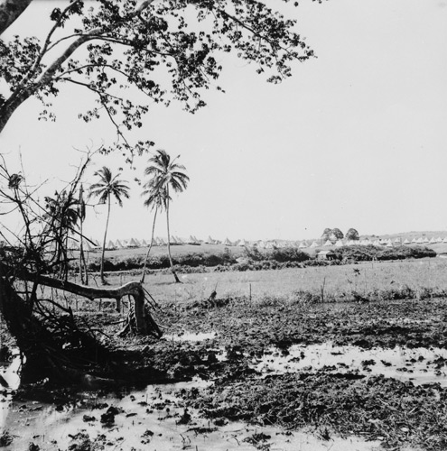 Military camp in Fiji during Pacific war