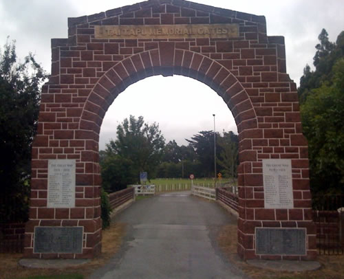 Taitapu memorial gates