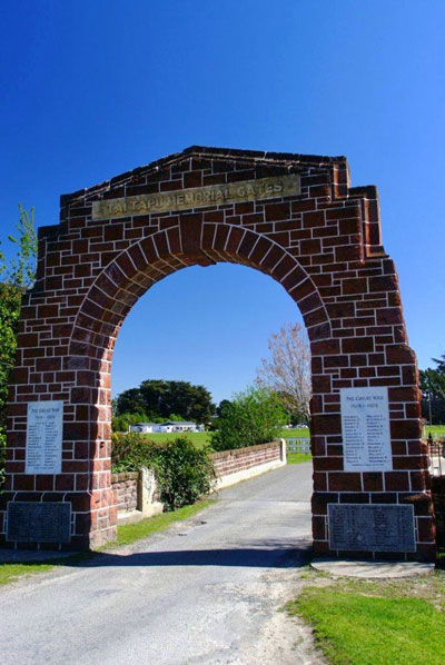 Taia Tapu Domain war memorial