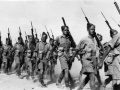 2 NZEF infantry marching into Egypt