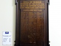 Auckland NZ railways roll of honour board