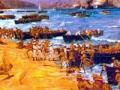 NZ troops land at Gallipoli