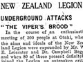 Report of New Zealand Legion meeting