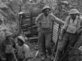 Māori Pioneers in trench, 1918