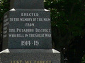 Putaruru First World War memorial