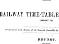 Report of the railway timetable commission