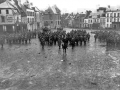 New Zealand troops on parade in Le Quesnoy