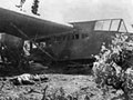 Crashed German glider on Crete