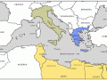 Map of Mediterranean Theatre 