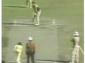 Trevor Chappell bowls underarm