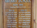 Katikati School roll of honour