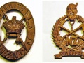 Badges of Māori units in the First World War