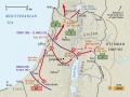 Palestine campaign 1917-18 map