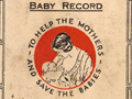 Plunket Society baby booklet