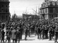 Wellington Harbour Board buildings during the 1913 strike