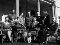 Eleanor Roosevelt with Governor General and staff