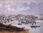 Painting of early Auckland