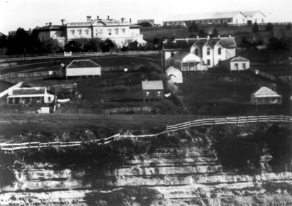 Original parliament buildings in Auckland