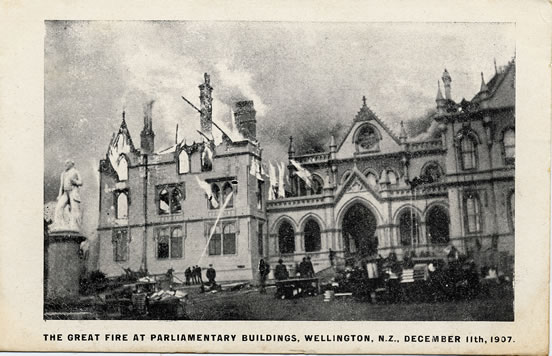 Postcard of 1907 fire