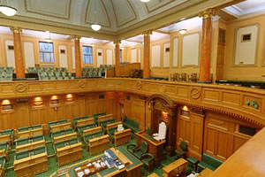 Galleries above Debating Chamber