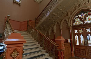 The Parliamentary Library foyer and stairwell