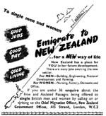 'Emigrate to NZ' poster