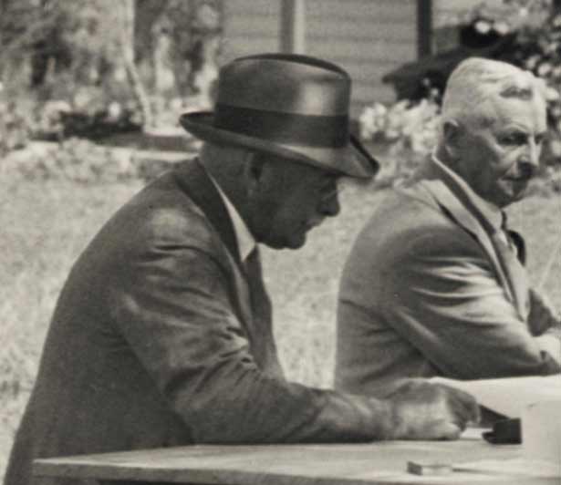 Early meeting of the Waitangi National Trust Board