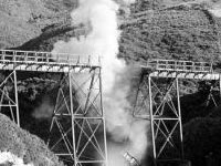 Belmont viaduct blown up