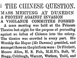 Anti-Chinese hysteria in Dunedin