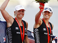 Evers-Swindell twins defend Olympic rowing title at Beijing