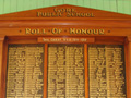 Gore Public School roll of honour board