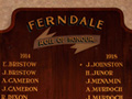 Mataura RSA roll of honour boards