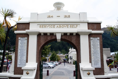 Queenstown memorial