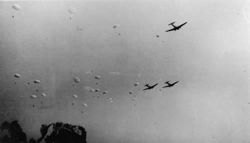 German paratroops during Battle for Crete