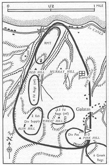 Battle for Crete map