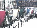 Street with banners