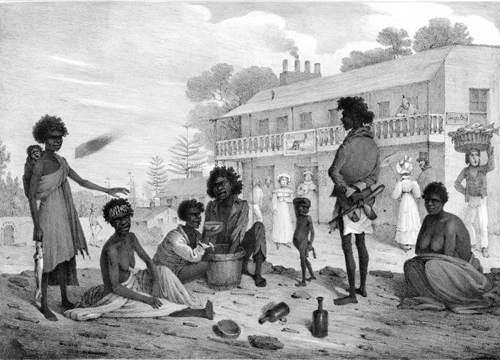 Aborigines in Sydney, 1830