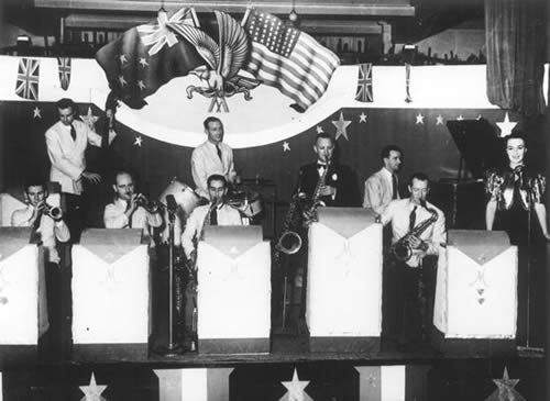 Dance band at the Majestic Cabaret