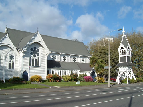 View od church from road