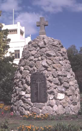 Hastings war memorial cross