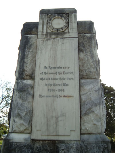 Levin war memorial