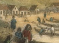 Painting of Te Aro pa, 1847