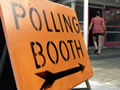 Polling booth, 1996