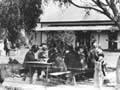 Watangi Board in front of the treaty house