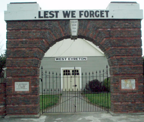 Names on the memorial