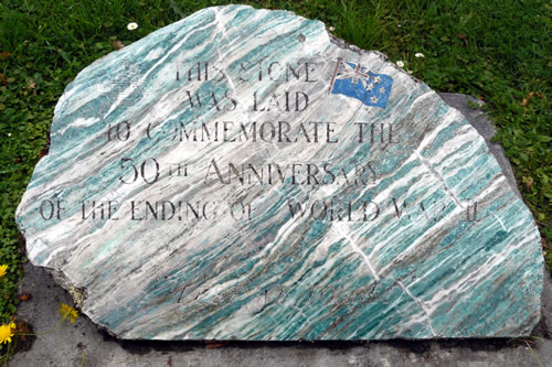 Whataroa Second World War memorial