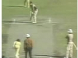 Trevor Chappell bowls underarm