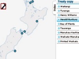 Treaty signatories and signing locations